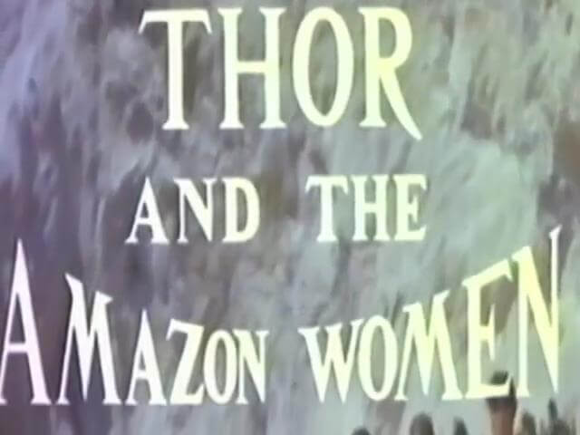 Thor and the Amazon Women